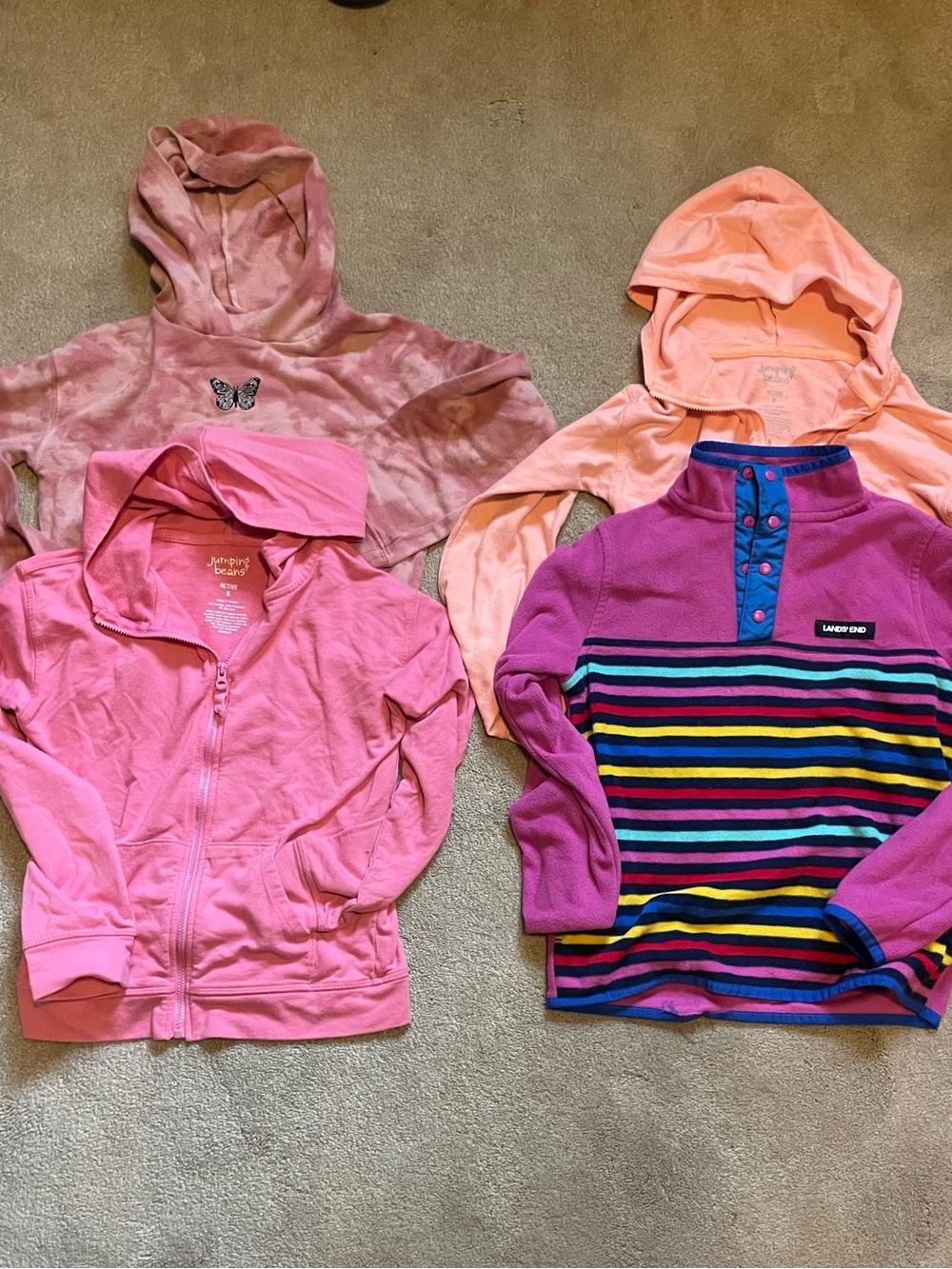 Girls sweatshirt & fleece bundle